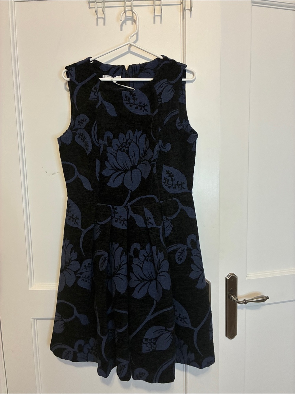 NWT Biancoghiaccio Made in Italy Floral Jacquard Fit & Flare Dress 👵MT